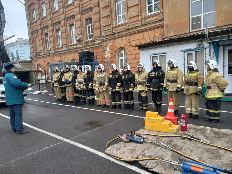 Открытый урок по тактике спасательных работ 10.12.2022